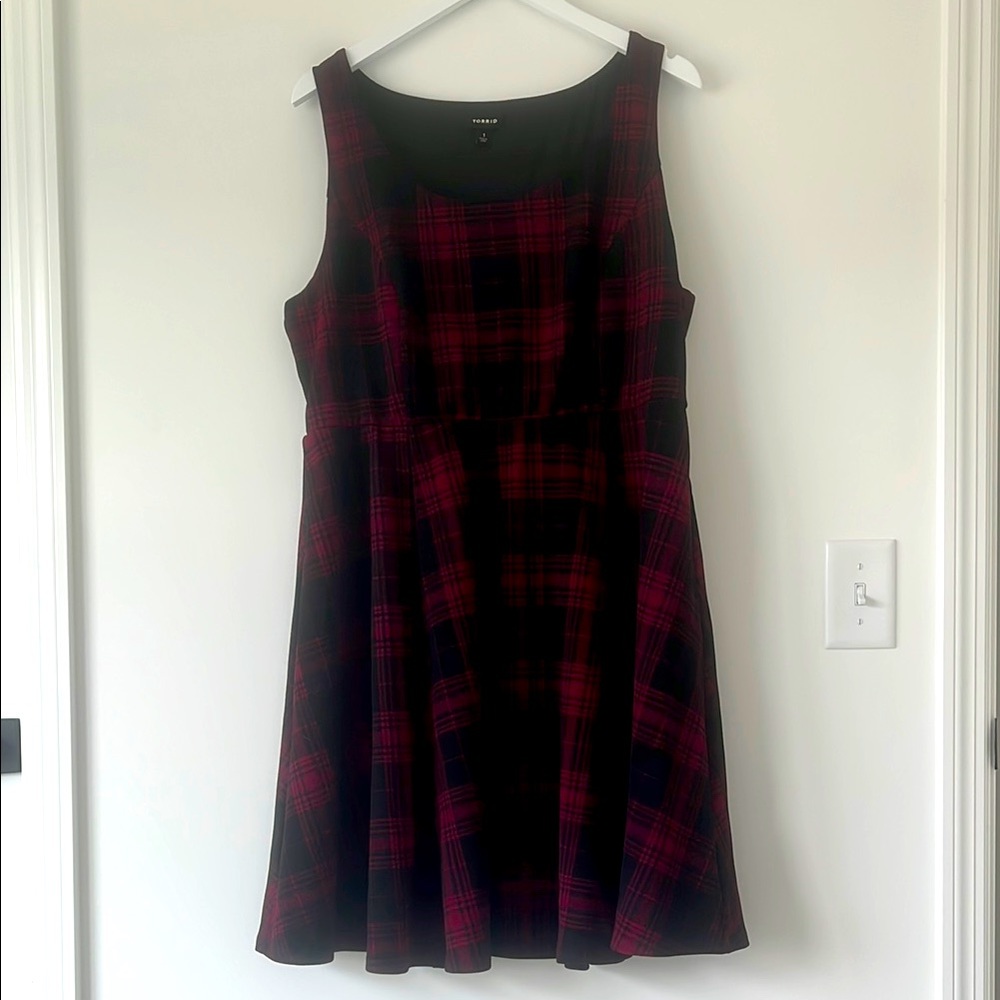 Torrid Plaid Dress 1x